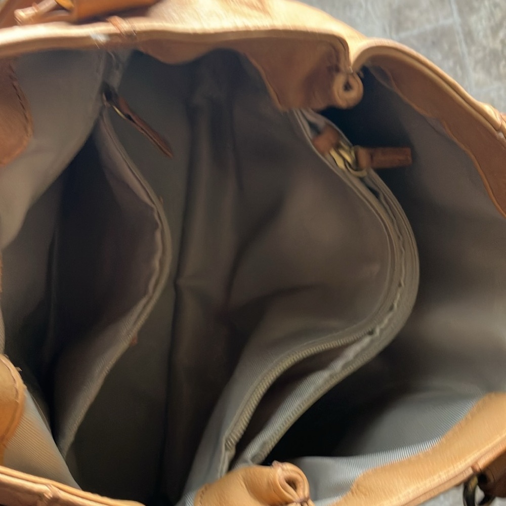 American Leather Company Val Perfect Satchel Cafe Latte Smooth Shoulder bag - Picture 4 of 10